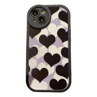 เคสโทรศัพท์กันฝุ่น Full Coverage Anti-Scratch Anti-Shock Soft Shell Heart/Flower Pattern Mobile Phone Case For IPhone14/14 Max Phone Cover Anti-Scratch