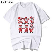 Christmas Santa Claus Kawaii T-Shirt Festival MenS T-Shirt Print Short Sleeve Anime Top Casual O-Neck MenS Comfortable Shirt 【Size S-4XL-5XL-6XL】