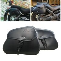 Motorcycle Saddlebags Side Tool Bag Luggage Pouch Black For Honda Shadow Spirit VT750 VT1100 VTX1300 VTX1800 STEED VLX 400 600