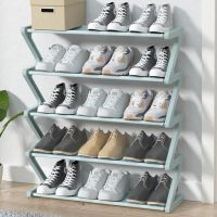 【CW】 Multi-layer Shoe Rack Assembled Storage Shelf Saving Shoes Shelves Cabinets Doorway Bedroom Z Organizer