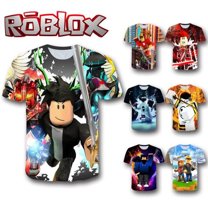 Hot Roblox Virtual World Game Kidsadult Couple Digital Printing Short  Sleeve New Cartoon Fashion Casual 3D T-Shirt Holiday Gift - AliExpress