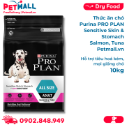Thức ăn chó Purina PRO PLAN Sensitive Skin & Stomach Salmon, Tuna 10kg