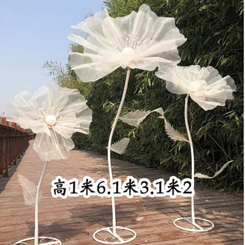 big-flower-photography-wrought-iron-silk-screen-artificial-flower-props-wedding-photo-shooting-studio-wedding-road-lead-stage-background-ornaments