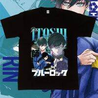 เสื้อยืด พิมพ์ลายการ์ตูน Itoshi Rin Blue Lock Homage Series