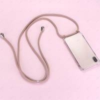 「Enjoy electronic」 Clear Phone Case For Samsung Galaxy A51 A71 A50 A70 A30 A20 A10 A52 A72 A 51 71 50 70 Case With Strap Chain Cord Lanyard Cover