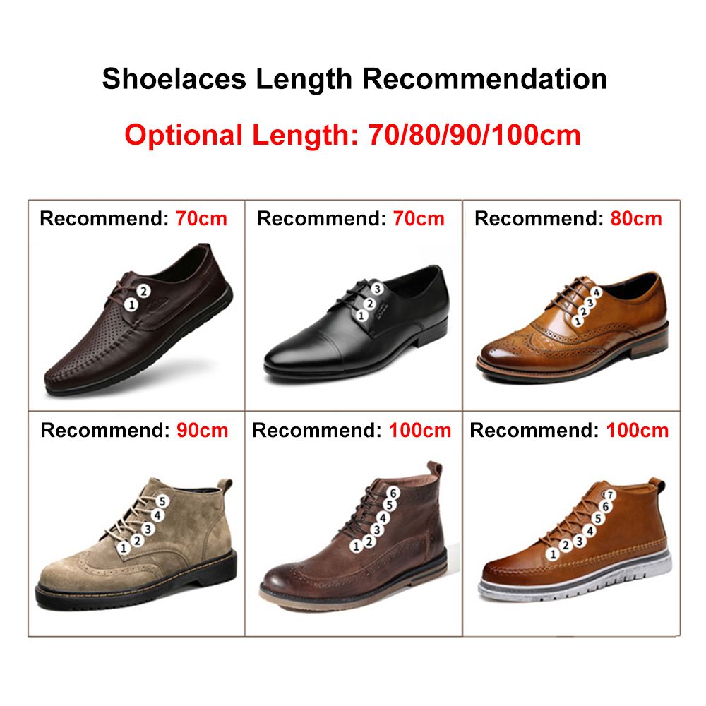 Round Waxed Shoelaces-For Oxford Shoes Round Dress Shoes Boots Leather Shoe Laces,2.5mm Width,80-100cm Length. 