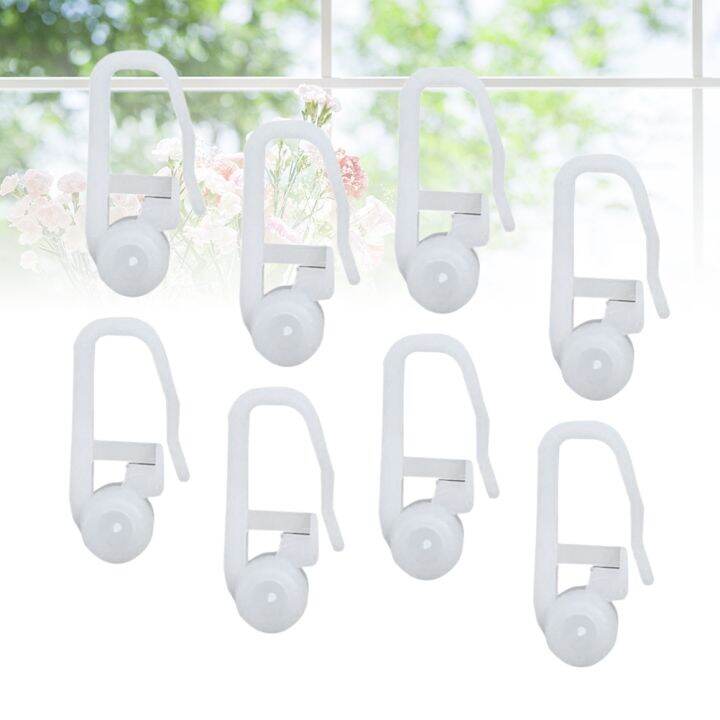 Curtain Hooks Track Glider Rail Roller Sliding Rollers Shower Carrier