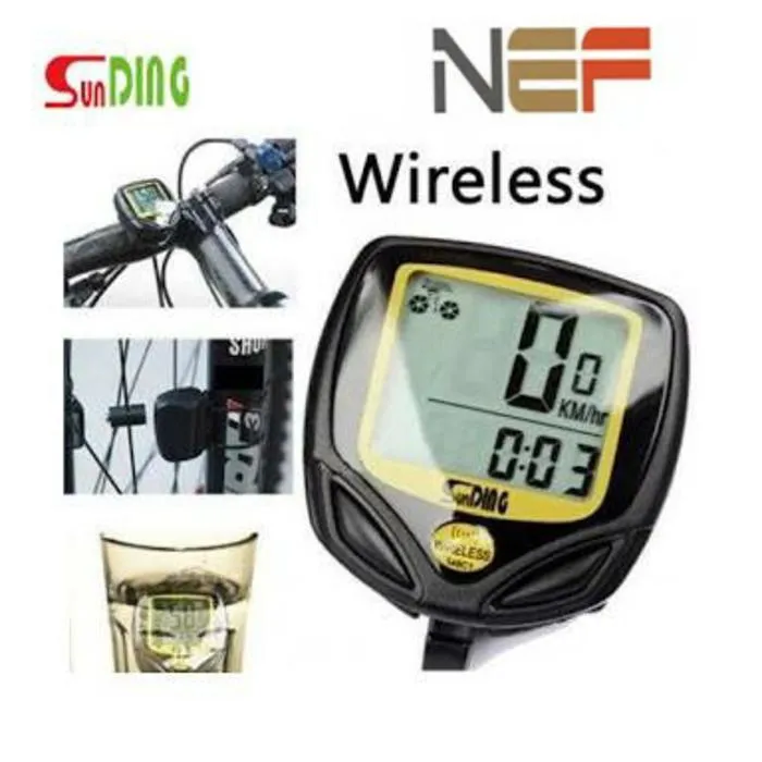 Speedometer Wireless sepeda SUNDING buat gowes tanpa kabel nirkabel ...