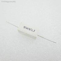 ♂♣ 5PCS Ceramic Cement Resistor 5W 1 ohm 1R Resistance 5 Error Cement resistance