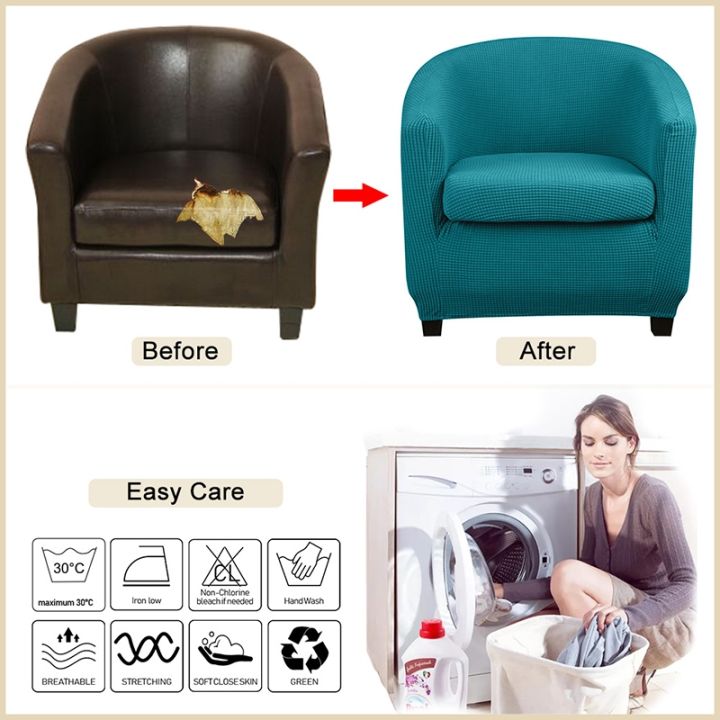 cloth-artist-elasticcover-สำหรับเก้าอี้อ่าง1ที่นั่งโซฟาอาร์มแชร์ล้างทำความสะอาดได้