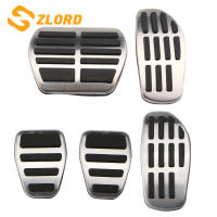 2021Zlord Car Pedals for Renault Koleos 2016 - 2021 AT MT Stainless Steel Gas Fuel Brake Pedal Pads Cover Accessories