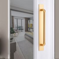 Punch-free door and window handle aluminum alloy balcony mobile door self-adhesive surface handle fashion furniture handle Door Hardware