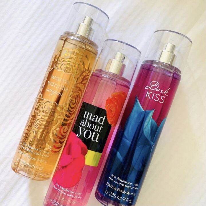 Bath & Body Works Fragrance Body Mist 236 ML LENGKAP - BBW Parfum ...