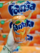 Nước Ngọt Fanta Mỹ 355ml vị Đào  Lốc 12 lon leetrinh