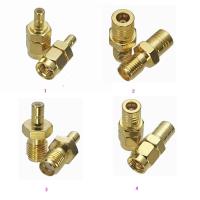 1Pcs SMA to SMB Male plug &amp; Female jack Straight RF Coaxial Adapter connector Test ConverterWires Leads Adapters