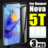 【A PRETTY】3ชิ้นบน ForNova 5ครั้งแก้ว Huavei 5 TFilm สำหรับ Nova5T 5TNova ป้องกันหน้าจอ Huaweii แผ่น Tempered9H