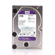 HDD HardDisk WD Purple 2 TB. (สำหรับกล้องวงจรปิด) ฮาร์ดดิสก์2TB