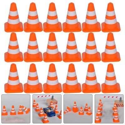 Traffic Cones Toy Cone Signs Sign Mini Kids Road Toys Constructionroadblock Barricade Miniature Street Educational Play