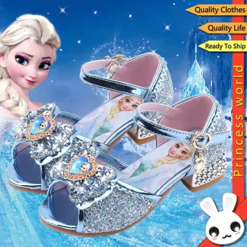 Elsa high heels for kids hot sale