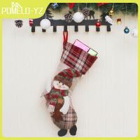 Christmas Supplies Christmas Stocking Ornament Pendant Gift Bag Santa Claus Snowman Elk Sock Pendant Gift Bag Socks Tights