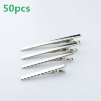 50 ชิ้น/ล็อตคลิปจระเข้โลหะสายเคเบิลการทดสอบคลิปจระเข้โลหะ Clamps คลิปผม Hairpins 30 มม.-75 มม.-nyekaifa