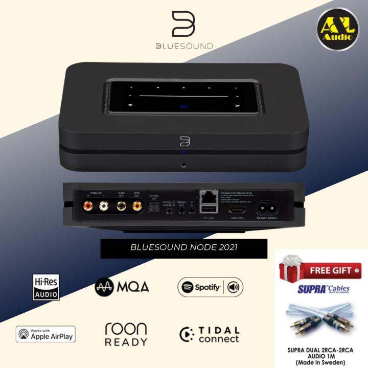 BLUESOUND NODE (2021) Wireless MultiRoom HiRes Music Streamer Lazada