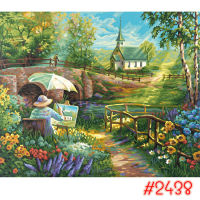 รูปวาด ขึงเฟรมไม้ HOME DIY สินค้าอยู่ไทยพร้อมส่ง ภาพวาดสีน้ำมัน ภาพระบายสีตามตัวเลข ขนาด40x50cm ขึงเฟรมไม้ Lovezycom