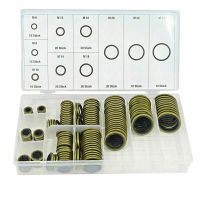 150/100pcs Bonded Seal Sealing Ring Assortment Kit Oil Drain Screw Combined Washer Seal Set M6 M8 M10 M12 M14 M16 M18 M20 M22