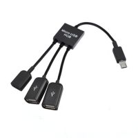 3 In 1 Micro OTG USB Port Game Mouse Keyboard Adapter Cable Tablet Black Compatible All Tablet Cell Phone For Android Hot USB Hubs