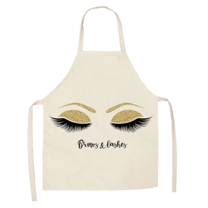 eye-lashes-printed-kitchen-apron-kids-men-women-chef-cooking-aprons-waist-apron-cleaning-baking-accessories-kid-apron-delantal