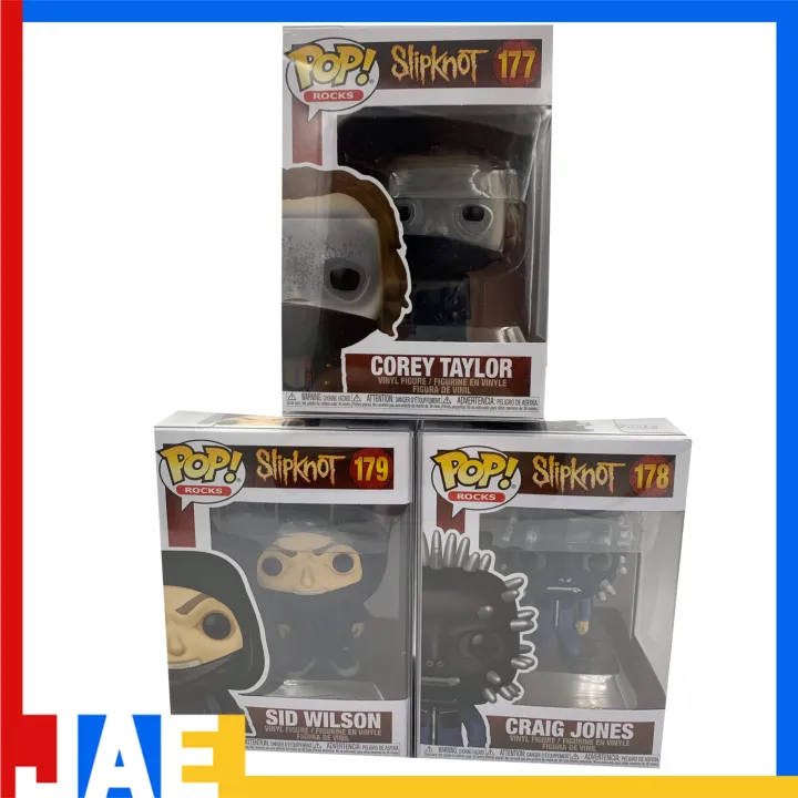 FUNKO POP ROCKS SLIPKNOT complete set of 3 New in Box 100% authentic ...