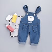 2021 Infant Baby Girls Suspenders Denim Pants Fashion New Jeans Overalls Pants Cute Casual Costume Toddler For 6M-3Y Kids