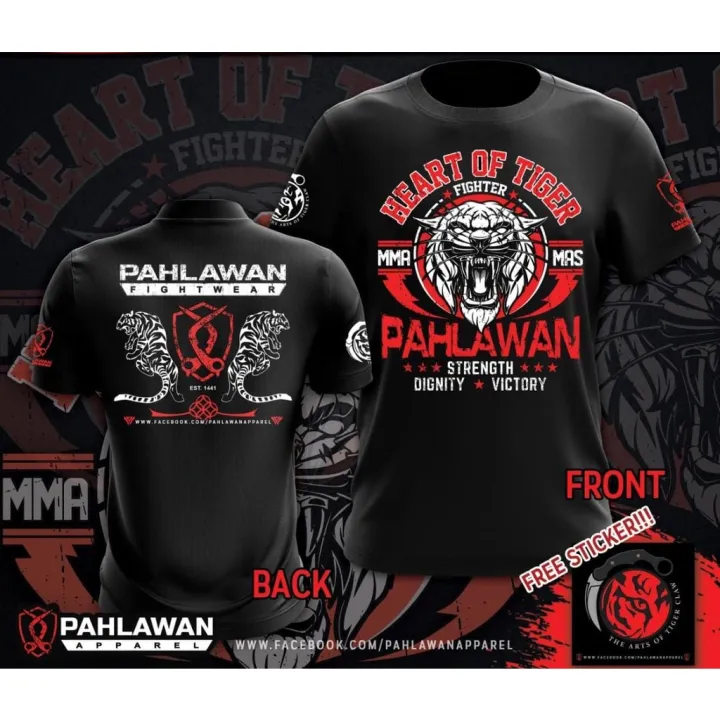 Baju Silat Harimau Heart Of Tiger Baju Silat MMA MicroFiber High