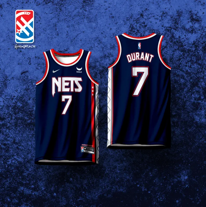 Nike / Men's 2021-22 City Edition Brooklyn Nets Kyrie Irving #11 Blue  Dri-FIT Swingman Jersey