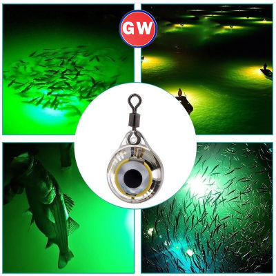 2.3G แบบพกพา LED Fishing Lure Night Light แบตเตอรี่ Powered Glow ตกปลากลางแจ้ง Super กันน้ำใต้น้ำดึงดูดโคมไฟปลา