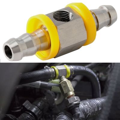 【JH】 Cross-border car modification accessories 3/8  fuel pipe pressure gauge sensor T-shaped barb connector 1/2