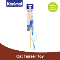 Kanimal Eco-Life Cat Toy Melody Teaser Birds With Swinging Ropes For All Breed Cats Size 14x8.5 cm. (Length 40 cm.)