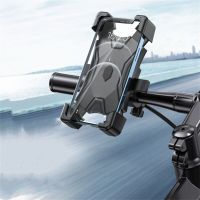 Bike Motor Phone Holder Bracket for 3.5-6.8inches Mobile Phone Bicycle Motorcycle Stand Phone Grip for iPhone Andriod Phone