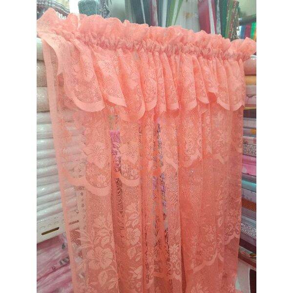 ♬Lace Curtain with overlap (Half Curtain 60 x 40) (Window 60x60