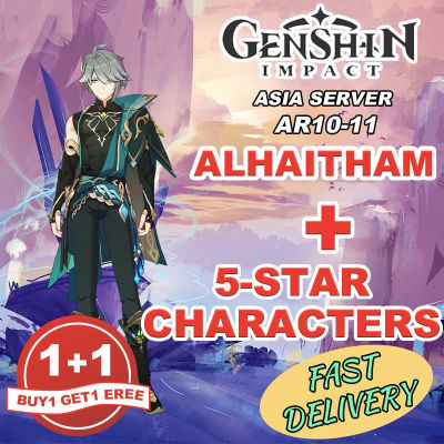 【BUY ONE TAKE ONE】Genshin impact ID【Fast delivery】Alhaitham+other characters combination low AR