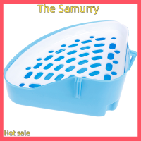 Samurry ✨Hot Sale✨ Car Qushaigao [Homepet] สัตว์เลี้ยงแมวกระต่ายสัตว์เล็กฉี่ห้องน้ำไม่เต็มเต็งชามมุมสะอาดถาดทรายร้อน