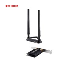 ASUS PCE-AX58BT AX3000 Dual Band PCI-E WiFi 6 (802.11ax) Adapter with 2 external antennas. Supporting 160MHz, Bluetooth