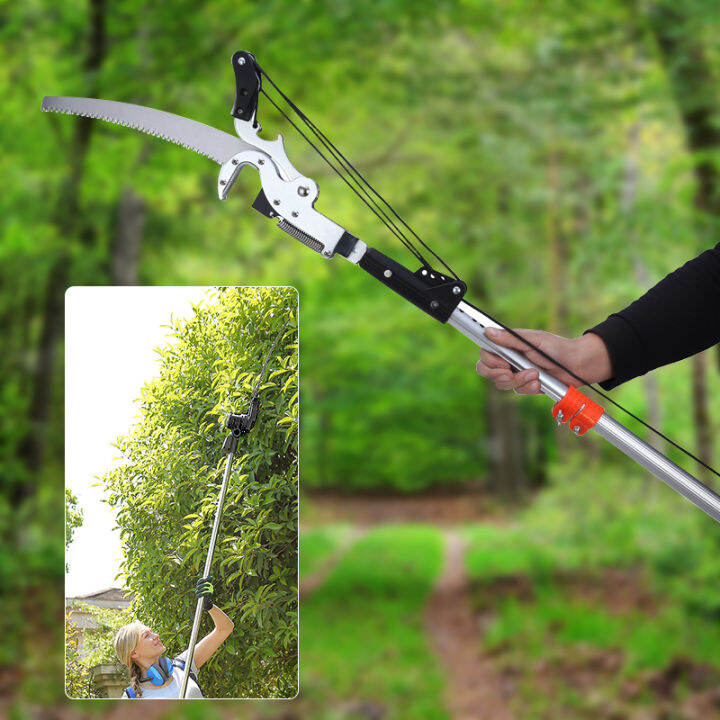 Big Mac Tree Pruner with Saw with Rod , Pruner Cutter with Telescopic ...