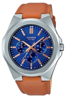 Casio Standard นาฬิกาข้อมือผู้ชาย สายหนัง รุ่น MTP-SW330L,MTP-SW330L-2A - สีน้ำเงิน