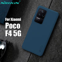 สำหรับ Xiaomi F4 Poco 5G เคสป้องกันเคสโทรศัพท์ NILLKIN Super Frosted โปรพีซีเคสกันกระแทกผิวด้านป้องกันลายนิ้วมือสำหรับ Xiaomi Poco F4ฝาหลัง5G snjspk