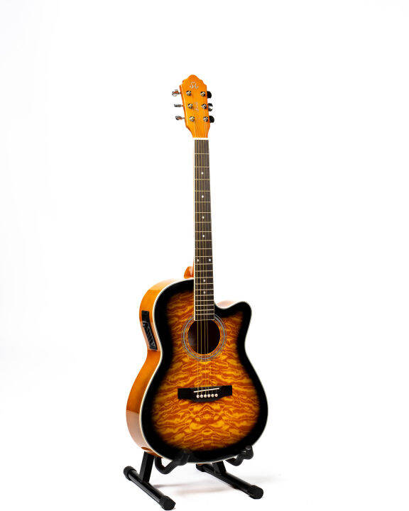 Acoustic guitar for sale QAG 39F w/ 4way Equalizer Pick and and