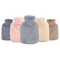 Rabbit Fur Hot Water Bags Hand Warmer Jug for Hot Water Bottle for Kids Heat Pack Soft Cover Dropshiping Free Shipping