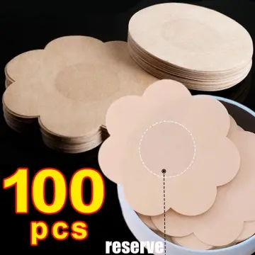 Breast Nipple Cover Self Adhesive Satin Bra Tape Pads Pasties Enhancer  Stickers☆