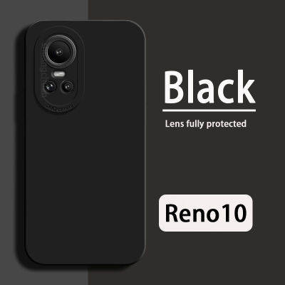 เคสสำหรับ Reno10 Reno10 Pro เคสโทรศัพท์ Oppo Reno 8 Z /7 Z Reno 8 T เคสป้องกันกล้องครอบ Tpu นุ่มเคสสีหวานมาการอง