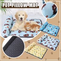 【LZ】 Pet Pillow Cooling Mat Pad Summer Dogs Cats Ice Silk Cooling Blanket Cushion Pet Sofa Kitten Puppy Supplies